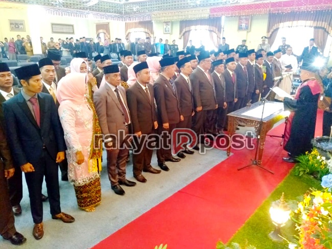 Anggota DPRD Lampung Timur Terpilih Resmi Dilantik dan di Ambil Sumpah