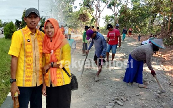 Gotong Royong Warga dan TNI/POLRI Bangun Jalan Usaha Tani Desa Waworaha