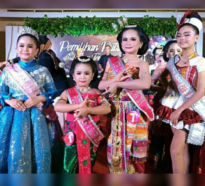 Pemilihan Putri Citra Sulawesi Tenggara Katogori Cilik B Usia 6-11 dan Pemilihan Putri Tenun Tervaforit