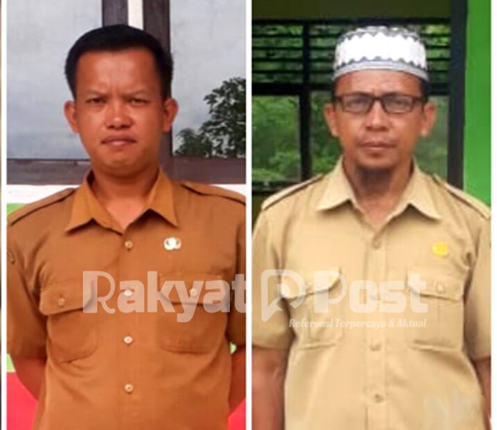 Kepsek SDN 8 Asemi Nunulai dan SMPN 8 Asemi Nunulai.