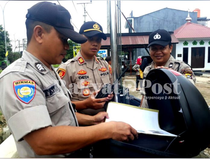 Kapolsek Ranomeeto Polres Kendari Cek Kelengkapan Randis