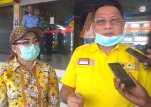 DPD I Partai Golkar Ikut Berpartisipasi Pencegahan Virus Corona di Kendari ‘Semprot Disinfekta’