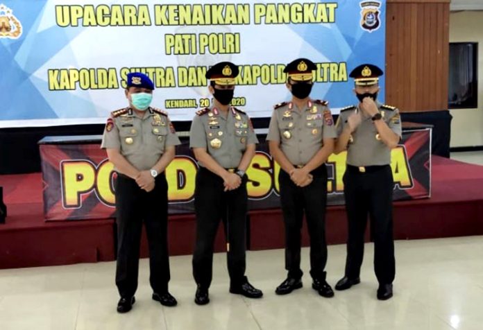 PELANTIKAN KAPOLDA SULTRA KENAIKAN PANGKAT