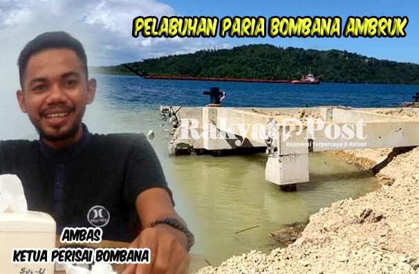 Pelabuhan Paria Bombana Ambruk Sebelum diresmikan, PC Perisai: Soroti Kadis Perhubungan