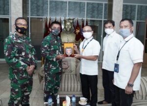 Kasdam Hasanuddin Terima Kunjungan PT. PLN (Persero) UIW Sulselrabar