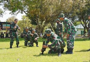 53 Prajurit Yonif 725/Wrg Ikuti Penataran Menembak Jatpok dan Jatri