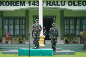 Danrem Kendari Mengimbau Prajurit dan Hindari Sikap Arogansi