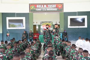 Kasdam XIV/Hsn Ingatkan Prajurit Harus Kuat Fisik dan Beladiri