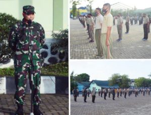 Pimpin Apel Pagi, Kasrem 143/HO Ingatkan Prajurit Tingkatkan Keimanan dan Hindari Pelanggaran