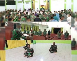 Yonif Raider 700/Wyc Tugas Operasi di Papua, Yonif 725/Wrg Gelar Do’a Bersama