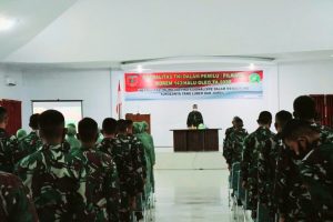 Ingatkan Prajurit, Korem 143/HO Gelar Acara Pembinaan Netralitas TNI Jelang Pilkada