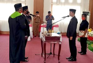 DPRD Konut Lantik Rabiudin Sebagai PAW Iskandar Mekuo