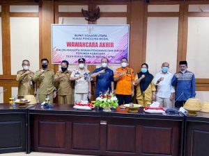 Tiga Calon Direksi Perumda Konasara Lakukan Tes Wawancara