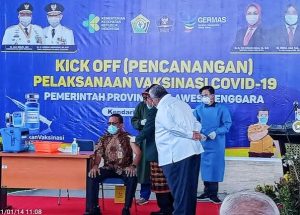 Realisasi Vaksinasi Rendah, Dinkes Sultra: 704.953 Baru Divaksin Covid-19