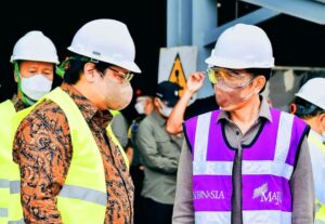 Kunker ke Sultra, Presiden Joko Widodo Resmikan Dua Pabrik Smelter Nikel