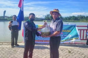 Mapiara FPIK UHO Bersama Gerseng Sultra Release Benih Ikan Nila