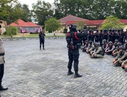 210 PRC Korps Brimob Polri Diturunkan Demi Kondusifkan Kota Kendari