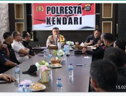 Jaga Kamtibmas, Ini Tiga Harapan Kapolresta Kendari Kepada Pengurus Arokap