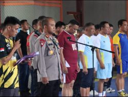 Kapolres Konawe Buka Turnamen Futsal di Tongauna