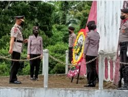 Menjabat Kapolres Konawe, AKBP Ahmad Setiadi Ziarah ke Makam Pahlawan Asao