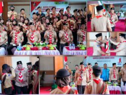Ruksamin Lepas Kontingen Kwarcab Konut ke Jambore Nasional