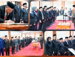 Lantik 16 Pejabat Eselon II, Bupati Konut Harap Amanah Dijunjung Tinggi