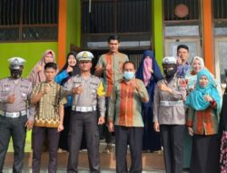 Satlantas Polres Konut Sosialisasikan Disiplin Berlalu Lintas Kepada Murid Sekolah