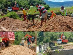 Minim Perhatian, Warga Lorong Makassar di Koltim Gotong Royong Benahi Bendungan Jebol