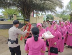 Kapolres Konut Kunker ke Polsek Asera, Personel Diarahkan Kompak dalam Bertugas