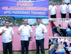 Puskesmas Tinondo Buka Pos Kesehatan, Ratusan Warga Dapatkan Pelayanan