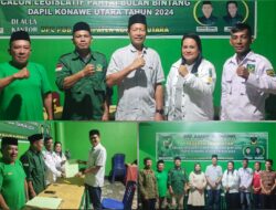 Diantar Keluarga, Lapeha Mendaftar Bacaleg PBB Konut