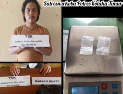 Satresnarkoba Polres Koltim Tangkap Seorang Pemuda Diduga Pengedar Sabu di Ladongi