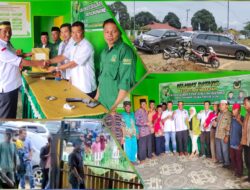 Ratusan Warga Dampingi Abd Halim Setor Formulir Pendaftaran Caleg PBB Konut