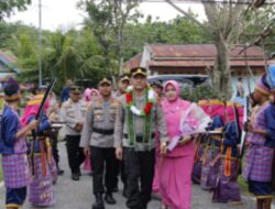 Kapolres Konut Puji Kinerja Polsek Sawa Jaga Kamtibmas Daerah