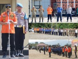 Ruksamin Pimpin Apel Kesiapsiagaan Bencana Bersama Polres Konut