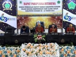 Ardin Jelaskan Kejayaan Kerajaan Konawe dalam Rapat Paripurna