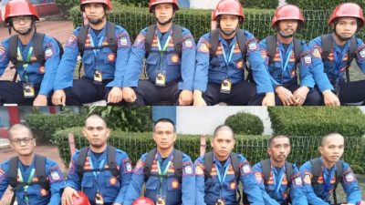 Tiba di Cilacas, 13 Personel Damkar Konut Siap Jalani Pelatihan