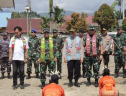 81 Personel Polres Konut Gelar Pengamanan Kunker Dirut PT Antam Tbk Bersama Aster TNI AD