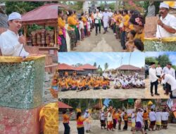 Hadiri Upacara Piodalan, Plt Bupati Koltim Beri Bantuan Senilai Rp100.000.000