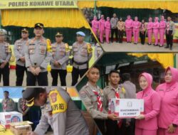 Jelang Idulfitri, Kapolres Konut bersama Tim Was Ops Polda Sultra Tinjau Pospam Asera