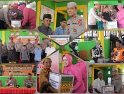 Polres Konut Beri Bantuan dan Layanan Kesehatan Saat Jumat Curhat di Wanggudu Raya