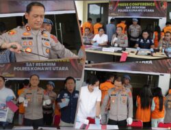 Polres Tangkap Para Pengedar Sabu, Satu Pelaku Berstatus ASN Pemkab Konut