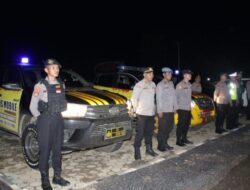 Regu Patroli Polres Konut Beraksi Jaga Keamanan Daerah di Bulan Ramadan