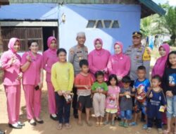 Kapolres Konut Bersama Bhayangkari Kembali Salurkan Bantuan Kemanusiaan