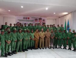340 Anggota Satlinmas Konut Dilantik, Juni Mendatang Mulai Terima Gaji