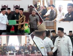 Rapat Bersama DPRD Konut, Ruksamin Serahkan Laporan Pertanggungjawaban APBD 2022