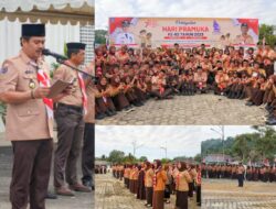 Plt Bupati Koltim Pimpin Upacara HUT Ke-62 Pramuka