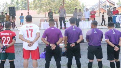 Peringatan HUT Ke-27 Polda Sultra, Kapolres Konut Cup 1 Kategori Lokal Dibuka
