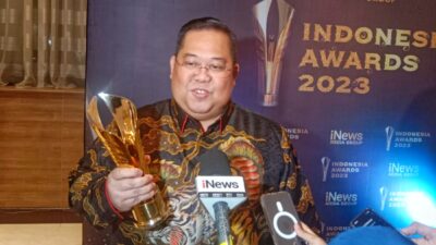 Tumbuhkan Ekonomi Daerah, Kadin Sultra Terima Penghargaan Indonesia Award 2023