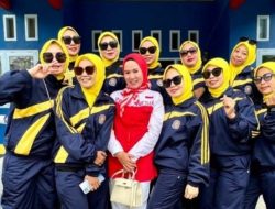 Srikandi Damkar dan Penyelamatan Konut Optimis Juara Lomba Senam Kreasi